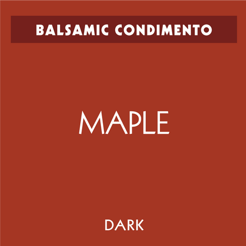 Bourbon Barrel Maple Dark Balsamic Condimento