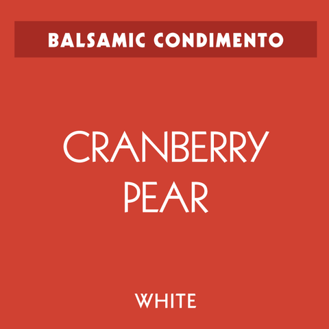 Cranberry Pear White Balsamic Condimento